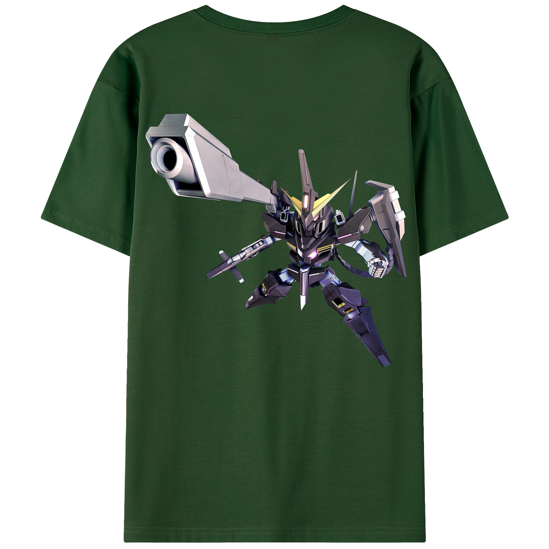 （画像用） 機動戦士ガンダム Mobile Suit Gundam 綿100％半袖Tシャツ（背面プリント）